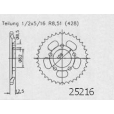 Rozeta pro MZ 25216CZ49